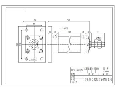 新力液压橡胶机械配套液压件 690 下长方法兰图2